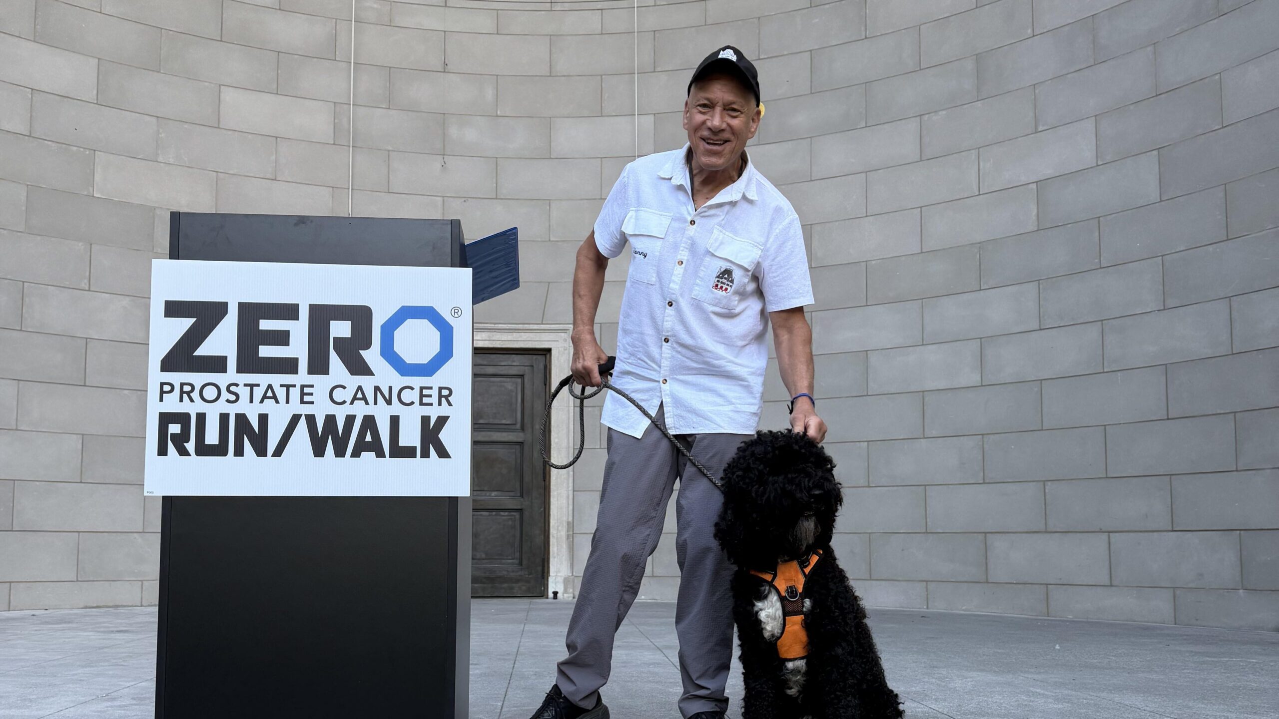 Jon Alpert and his dog Sager